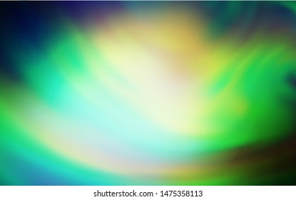 Light Green vector glossy abstract background. Colorful illustration in abstract style with gradient. Blurred design for your web site.