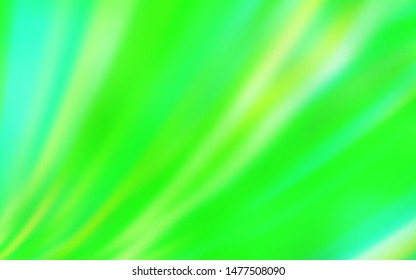 Light Green vector glossy abstract backdrop. New colored illustration in blur style with gradient. Smart design for your work.
