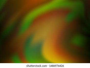 Light Green vector glossy abstract background. Colorful illustration in blurry style with gradient. A completely new template for your design.