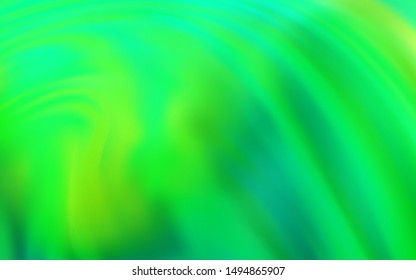 Light Green vector glossy abstract backdrop. Modern abstract illustration with gradient. New design for your business.