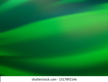 Light Green vector glossy abstract template. Modern geometrical abstract illustration with gradient. The background for your creative designs.