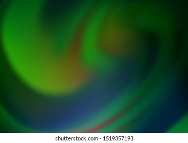 Light Green vector glossy abstract background. Colorful abstract illustration with gradient. The elegant pattern for brand book.