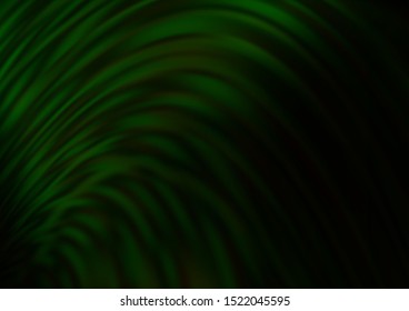 Light Green vector glossy abstract wave background. An elegant bright illustration with gradient. The template for backgrounds of cell phones.