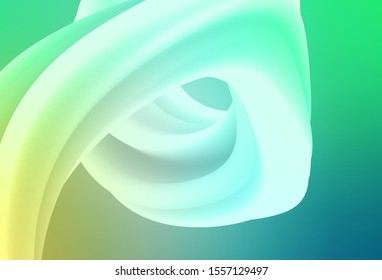 Light Green vector glossy abstract backdrop. Colorful illustration in abstract style with gradient. Background for designs.