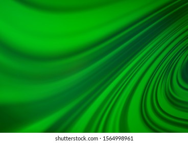 Light Green vector glossy abstract template. Colorful illustration in abstract style with gradient. Brand new style for your business design.