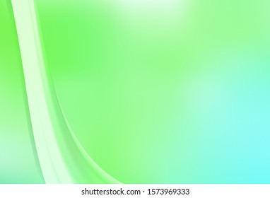 Light Green vector glossy abstract background. Shining colorful illustration in smart style. Background for a cell phone.