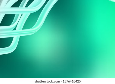Light Green vector glossy abstract background. Modern abstract illustration with gradient. Blurred design for your web site.