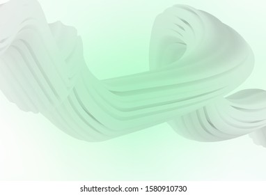 Light Green vector glossy abstract layout. Glitter abstract illustration with gradient design. Completely new design for your business.