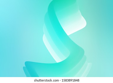 Light Green vector glossy abstract backdrop. Colorful abstract illustration with gradient. Background for a cell phone.