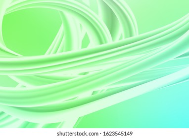 Light Green vector glossy abstract background. Colorful abstract illustration with gradient. Smart design for your work.