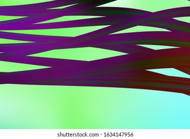 Light Green vector glossy abstract backdrop. A completely new colored illustration in blur style. New style for your business design.