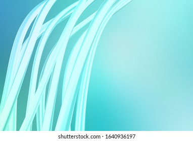 Light Green vector glossy abstract layout. Creative illustration in halftone style with gradient. Completely new design for your business.