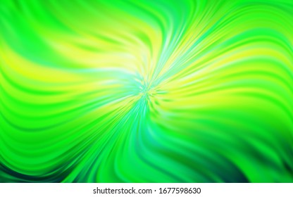 Light Green vector glossy abstract layout. New colored illustration in blur style with gradient. Completely new design for your business.
