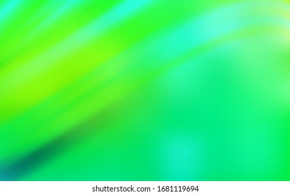 Light Green vector glossy abstract backdrop. Modern abstract illustration with gradient. Completely new design for your business.