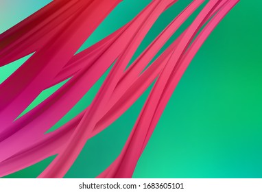 Light Green vector glossy abstract background. Shining colorful illustration in smart style. New way of your design.