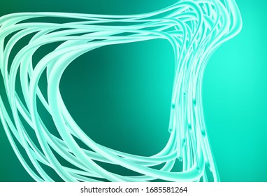 Light Green vector glossy abstract layout. Modern abstract illustration with gradient. The best blurred design for your business.