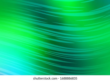 Fondo abstracto brillante vector verde claro. Una elegante ilustración brillante con gradiente. Nuevo estilo para el diseño de su negocio.