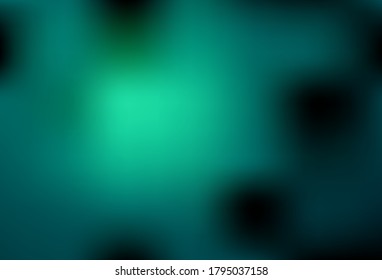 Light Green vector glossy abstract backdrop. Glitter abstract illustration with gradient design. Elegant background for a brand book.