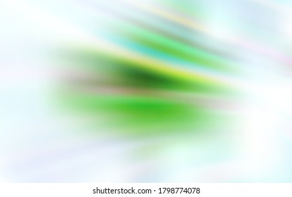 Light Green vector glossy abstract layout. Glitter abstract illustration with gradient design. Background for a cell phone.