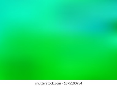 Light Green vector glossy abstract background. Glitter abstract illustration with gradient design. Background for a cell phone.