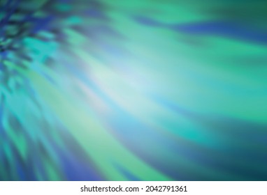 Light Green vector glossy abstract background. Creative illustration in halftone style with gradient. Elegant background for a brand book.