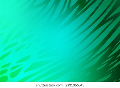 Light Green vector glossy abstract layout. Creative illustration in halftone style with gradient. Smart design for your work.