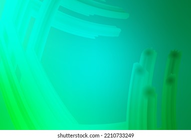 Light Green vector glossy abstract backdrop. Abstract colorful illustration with gradient. Elegant background for a brand book.