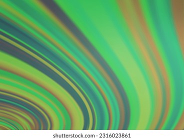 Light Green vector glossy abstract template. An elegant bright illustration with gradient. Brand new style for your business design.