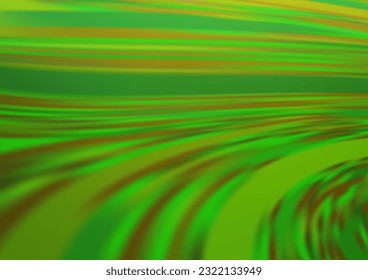 Light Green vector glossy abstract template. Modern geometrical abstract illustration with gradient. The template can be used for your brand book.
