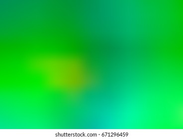 Light Green vector glossy abstract background. Colorful abstract illustration with gradient. The completely new template can be used for your brand book.