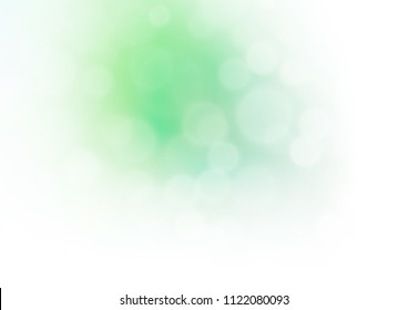 Light Green vector glossy bokeh pattern. Shining colorful illustration in a Brand new style. Brand new style for your business design.