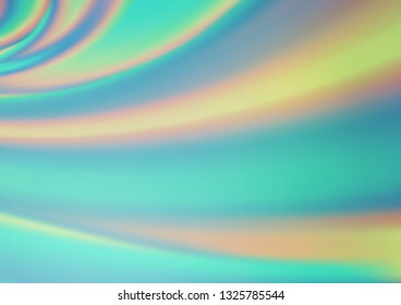 Light Green vector glossy bokeh pattern. Modern geometrical abstract illustration with gradient. The template for backgrounds of cell phones.