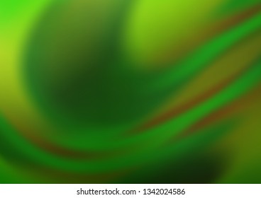 Light Green vector glossy bokeh pattern. A completely new color illustration in a bokeh style. A completely new template for your design.
