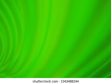 Light Green vector glossy bokeh pattern. Colorful illustration in abstract style with gradient. Brand new design for your business.