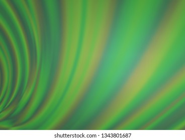 Light Green vector glossy bokeh pattern. An elegant bright illustration with gradient. The elegant pattern for brand book.