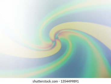 Light Green vector glossy bokeh pattern. Glitter abstract illustration with an elegant design. The best blurred design for your business.
