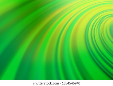 Light Green vector glossy bokeh pattern. Modern geometrical abstract illustration with gradient. The background for your creative designs.