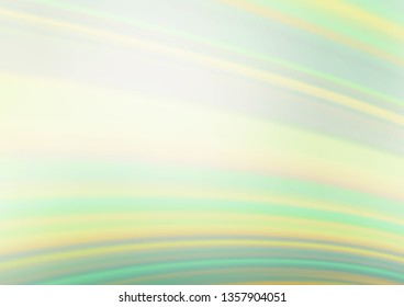 Light Green vector glossy bokeh pattern. Colorful illustration in blurry style with gradient. The template can be used for your brand book.