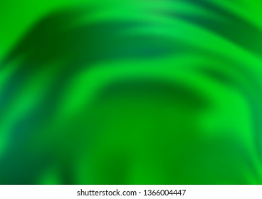 Light Green vector glossy bokeh pattern. An elegant bright illustration with gradient. The template for backgrounds of cell phones.