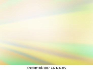Light Green vector glossy bokeh pattern. Colorful illustration in abstract style with gradient. Brand new design for your business.
