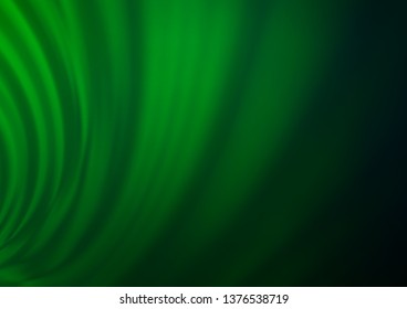Light Green vector glossy bokeh pattern. Colorful abstract illustration with gradient. The template for backgrounds of cell phones.