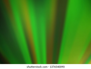 Light Green vector glossy bokeh pattern. Colorful illustration in blurry style with gradient. A completely new design for your business.