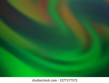 Light Green vector glossy bokeh pattern. Shining colorful illustration in a Brand new style. The background for your creative designs.