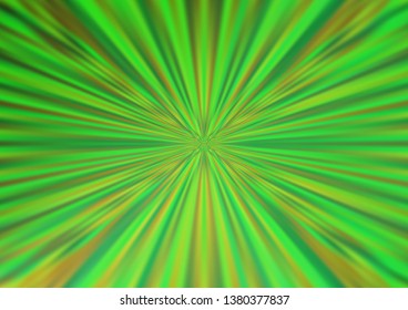 Light Green vector glossy bokeh pattern. A vague abstract illustration with gradient. Brand new style for your business design.