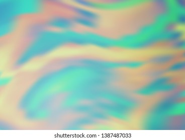 Light Green vector glossy bokeh pattern. Colorful illustration in blurry style with gradient. The template for backgrounds of cell phones.