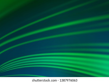 Light Green vector glossy bokeh pattern. Glitter abstract illustration with an elegant design. The template for backgrounds of cell phones.