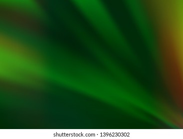 Light Green vector glossy bokeh pattern. A vague abstract illustration with gradient. The template for backgrounds of cell phones.