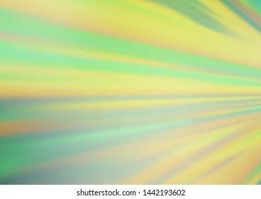 Light Green vector glossy bokeh pattern. Colorful abstract illustration with gradient. A completely new template for your design.