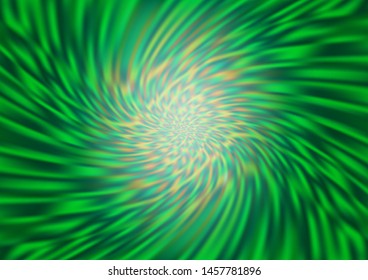 Light Green vector glossy bokeh pattern. Shining colorful illustration in a Brand new style. The blurred design can be used for your web site.