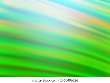 Light Green vector glossy bokeh pattern. Shining colorful illustration in a Brand new style. A completely new template for your design.